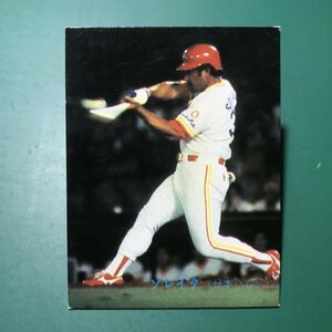 1983年　カルビー　プロ野球カード　83年　303番　日本ハム　ソレイタ　　　【E42】