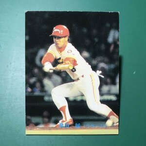 1983年　カルビー　プロ野球カード　83年　220番　日本ハム　島田　　　【E42】