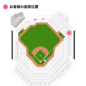 4月28日(日) 4/28 エスコンフィールド北海道 日本ハムファイターズ オリックスバファローズ 2階メインレベル 外野ライト指定席 2枚 の画像2