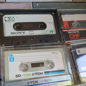 【レア】カセットテープ TDK C60 TDK ED-C90 SD C90 SONY C90 など まとめ売り33個 パナソニックの画像5