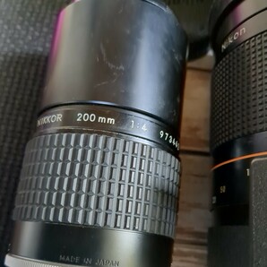 Nikon ニコン カメラ FM2 NIKON ニコンReflex-NIKKOR 500mm 1:8ミラーレンズ HN-27 AF NIKKOR 28-70mm NIKKOR 200mm オールドレンズの画像2