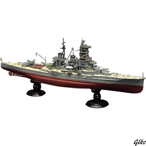 【組立必要】 コレクション　工作　プラモデル　ホビー　模型　置物　趣味　高速戦艦 1/700　榛名 プラスチック　フルハルモデル