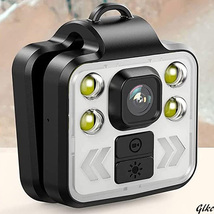 ウェアラブルカメラ　アウトドア　ボディカメラ　防水　アクションカメラ　ヘッドライト　カメラ　ビデオカメラ　USB充電式_画像1