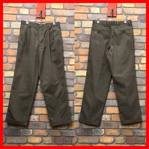 BP3-252★W80センチ位★00s★USA買付品【DOCKERS】2タック スラックスパンツ【W30 メンズ M】ブラウン チノパン アメカジ オールド 古着MIXの画像2