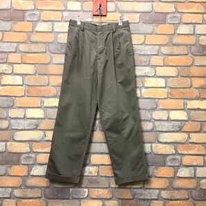 BP3-252★W80センチ位★00s★USA買付品【DOCKERS】2タック スラックスパンツ【W30 メンズ M】ブラウン チノパン アメカジ オールド 古着MIXの画像3