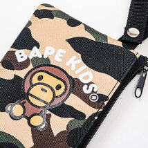 BAPE KIDS◆A BATHING APE／迷彩カモ◆ア ベイシング エイプ◆おさんぽトート＆ミニ財布◆２点セット◆CAMO／カモ／付録ノベルティ_画像5