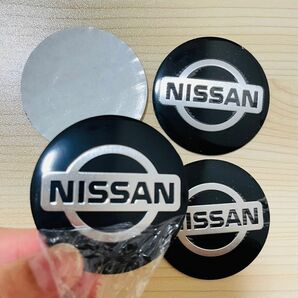 日産　リーフ　ノートサクラ　セレナ　センターホイールキャップステッカー56mm