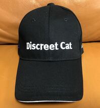 未使用品 Darley キャップ Discreet Cat ダーレイ ディスクリートキャット 競馬 ダービー 黒 競走馬_画像1