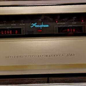 美品 Accuphase C-2820 純正電源コード リモコン 元箱ありの画像1