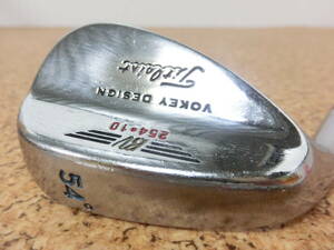 レフティ♪Titleist タイトリスト BV VOKEY DESIGN 254-10 ボーケイ ウェッジ 54° スチールシャフト ライフルタイプ FLEX-? 中古品♪F2657