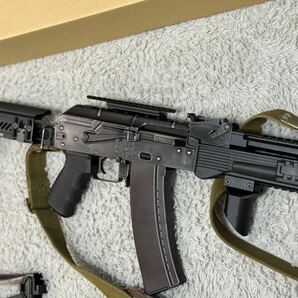LCT製AK74内外贅沢カスタム、サマコバモーター、電子トリガー、CNCメカボックス、予備マグ付き、バッテリー付き（電動ガン、エアガン）の画像3