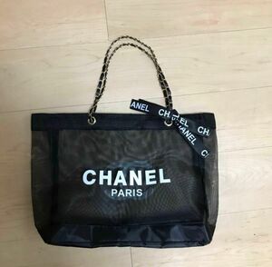 CHANEL トートバッグ ブラック チェーンショルダー