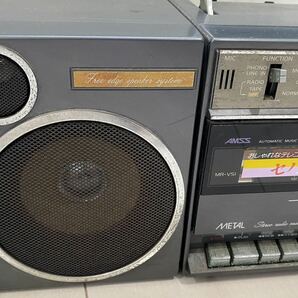 1円スタート SANYO サンヨー ラジオカセット MR-VS1 レトロ ラジカセ オーディオ機器 通電確認済みの画像2
