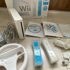 1円スタート Nintendo ニンテンドー 任天堂 Wii 本体 ゲーム Wiiソフト Sports スーパーマリオブラザーズ 通電確認済みの画像2