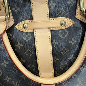 1円スタート LOUIS VUITTON ルイヴィトン マンハッタンGM モノグラム ハンドバッグ 肩掛け M40025 レディース ブラウン LV 中古 美品の画像4