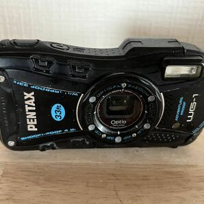 1円スタート PENTAX ペンタックス コンパクトデジタルカメラ WG-1 WG-Ⅱ デジカメ 充電器付き 2つまとめ 通電確認済みの画像2