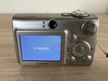 1円スタート Canon IXY DIGITAL600 コンパクトデジタルカメラ シルバー キャノン デジカメ 通電確認済み_画像2