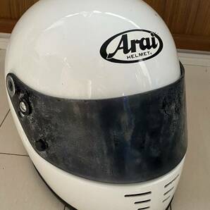 1円スタート Arai アライ フルフェイスヘルメット ホワイト フルフェイス ヘルメット オートバイ バイク用品 の画像1