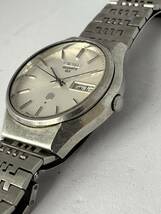 1円スタート SEIKO セイコー 0923-8010 メンズ 腕時計 クォーツ デイデイト ホワイト文字盤_画像3