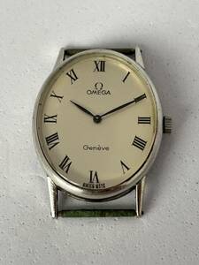 1 jpy start OMEGA Omega Genevejune-b men's wristwatch hand winding face only 