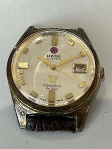1 иен старт RADO Golden Horse мужские наручные часы самозаводящиеся часы Rado золотой шланг Gold 57 камень Date лицо только 