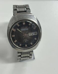 1円スタート SEIKO5 セイコー5 セイコーファイブ 腕時計 メンズ ACTUS アクタス 6106-7590 自動巻き デイデイト23石 カットガラス 稼働品 