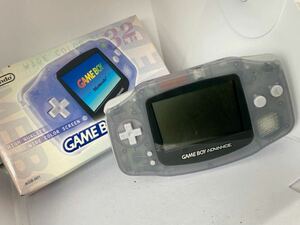 １円スタート Nintendo ニンテンドー 任天堂 GAMEBOY ゲームボーイアドバンス AGB-001 ミルキーブルー 本体　