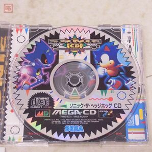 動作保証品 MD メガドライブ メガCD MEGA-CD ソニック・ザ・ヘッジホッグ CD SONIC THE HEDGEHOG CD セガ SEGA 箱説帯付【10の画像3