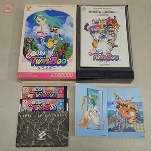 X68000 5インチFD 出たな!!TwinBee ツインビー コナミ KONAMI 箱説・ポストカード付【20