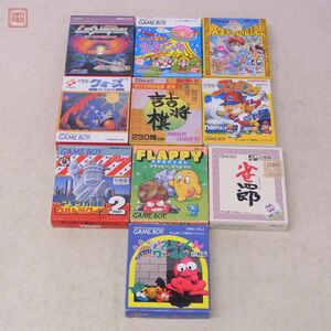 動作保証品 GB ゲームボーイ コスモタンク/フラッピー/クォース/アスミッくんワールド 等 まとめて 10本セット 箱説付 ダブりなし【10