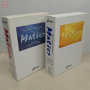 X68000 5インチFD マチエールVersion1.0 + Version2.0（アップデートディスク付）2本セット SUNWARD プロ仕様ペイントツール 箱説付【20