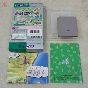 動作保証品 GB ゲームボーイ ポケットモンスター 緑 POCKET MONSTER ポケモン Pokemon 任天堂 Nintendo 箱説/マップ付【10の画像2