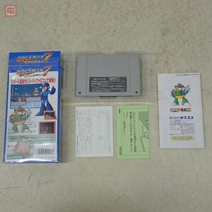 動作保証品 SFC スーパーファミコン ロックマン7 宿命の対決！ ROCKMAN 7 カプコン CAPCOM 箱説ハガキ付【10の画像2