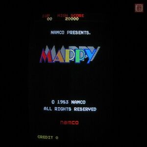 1円〜 ナムコ/NAMCO マッピー MAPPY 電解コンデンサ全交換済 動作確認済【20