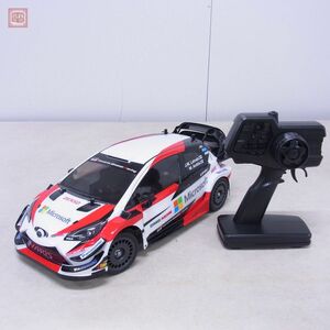 タミヤ 1/10 トヨタ ガズー レーシング WRT/ヤリス WRC モーター/サーボ/受信機 等 搭載 TAMIYA 動作確認済 現状品【20