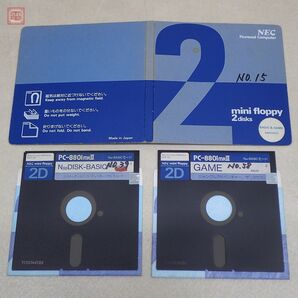 PC-8801mkII 5インチFD BASIC & GAME（N88DISK-BASIC + ジャングルアドベンチャー/ザ・マウス） 日本電気 NEC 箱付【PPの画像1