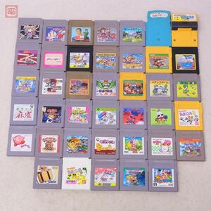 ※ソフトのみ GB/GBC ゲームボーイ カエルの為に鐘は鳴る/ボンバーマン/2/3/コレクション/星のカービィ 等 計40本 大量set ダブりなし【10