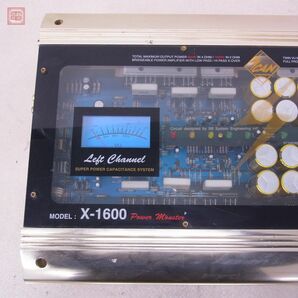 ★SCAN カーオーディオ 2ch パワーアンプ X-1600 POWER MASTER STREET COMPANY ジャンク【40の画像2