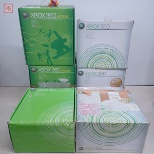 XBOX360/ARCADE/コアシステム 本体 まとめて6台セット Microsoft マイクロソフト 箱付 動作未確認【BA