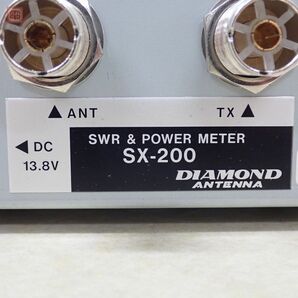 第一電波 SX-200 SWR計 1.8MHz〜200MHz 200W/20W/5W 取説・元箱付 ダイアモンド ダイヤモンド【10の画像10