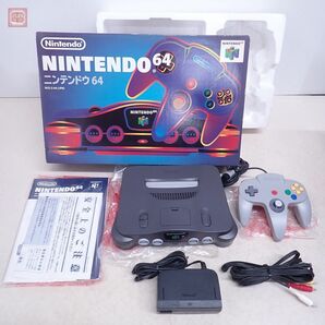 シリアル一致 N64 ニンテンドウ64 本体 NUS-001 まとめて2台セット 任天堂 Nintendo 箱説付 ジャンク【20の画像3