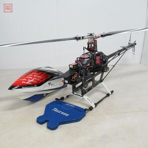 アライン TREX 550X 全長約125cm モーター/サーボ/受信機/アンプ搭載 電動RC ラジコン ヘリコプター ALIGN 動作未確認 現状品【SIの画像3