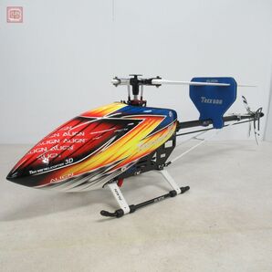 アライン TREX 600E DFC 全長約120cm モーター/サーボ/受信機/ジャイロ等 搭載 電動RC ラジコン ヘリコプター ALIGN 動作未確認 現状品【SIの画像1