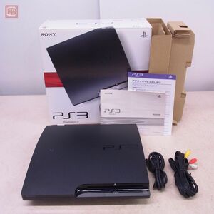 PS3 プレステ3 本体 チャコール・ブラック 120GB CECH-2000A ソニー SONY 箱説付 起動不可【40