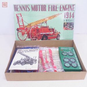  не собран Bandai 1/16 1914 год type Деннис motor fire двигатель старый Bandai BANDAI DENNIS MOTOR FIRE ENGINE[40