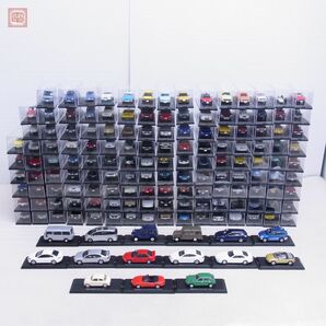 アシェット 1/43 国産名車コレクション ニッサン サファリ/マセラティ メラク 等 まとめて155台セット 破損有 現状品【60の画像1