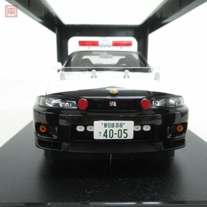 オートアート 1/18 日産 スカイライン GT-R(R33) #854 日本パトカー 警察車両 No.77327 AUTOart NISSAN SKYLINE JAPANESE POLICE CAR【20の画像3