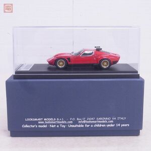 ルックスマート 1/43 ランボルギーニ イオタ SRV ストリート レッド No.LSSTICK1 Look Smart Lamborghini JOTA Street RED【10