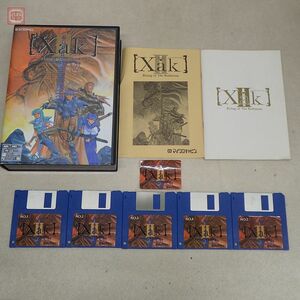 動作品 MSX2 3.5インチFD XakII サークII マイクロキャビン 箱説付【20
