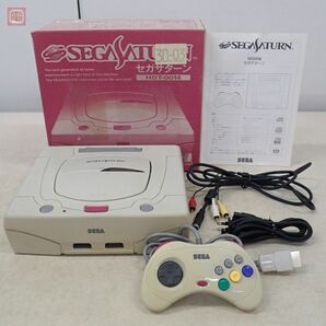 動作品 SS セガサターン 本体 (HST-3220) HST-0014 SEGA SATURN セガ SEGA 箱説付【20の画像1